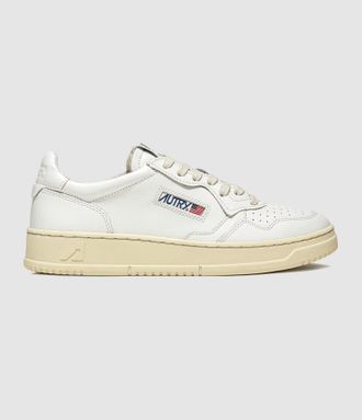 Autry Baskets Homme Medalist Low Leat White