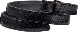CLARIS VIROT Python Baby Riem - Dames - Riemen - Zwart - M - Accessoires