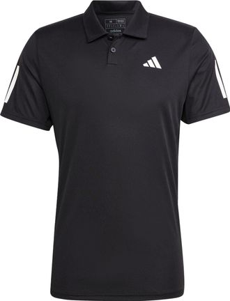 adidas Club 3-Stripes Polo Shirt Black IS2294
