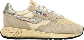 Autry Reelwind Low Sneakers - Dames - Sneakers - Beige - 37 EU - Katoen - Schoenen
