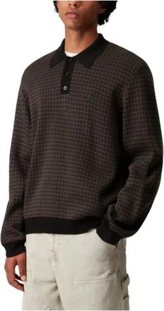 Carhartt Work in Progress L/S Lowis Polo - Heren - Polos - Bruin - S - Tops
