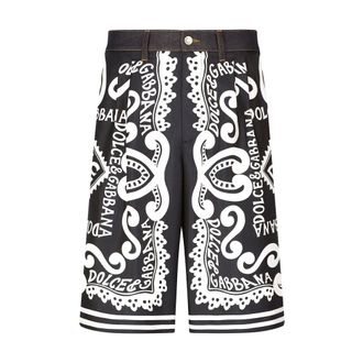 Dolce & Gabbana Hombre, Pantalones cortos, Negro, Talla: M