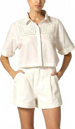 Cleobella Womens Archie Short In Ecru