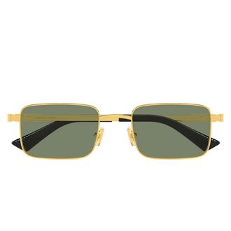 Bottega Veneta Sunglasses Bv1469 S 004 Gold/Green Unisex