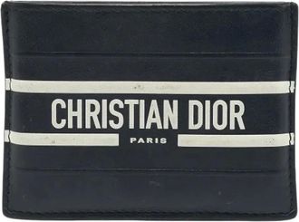 Dior Pre-owned Wallets, female, Black, Size: ONE SIZE Pre-owned Card Case