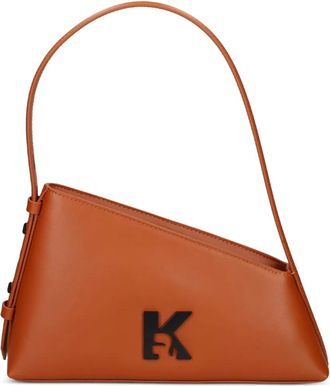 Karl Lagerfeld Borsa a tracolla con logo K - Arancione