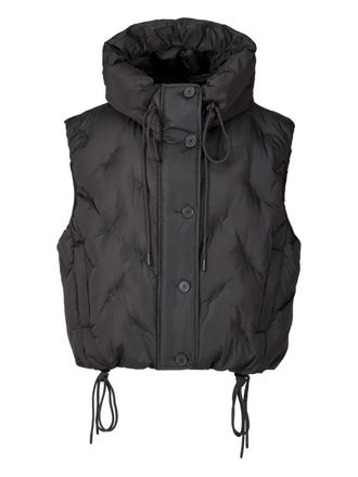 TOMBOY Gilet imbottito con ricamo - Nero