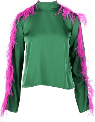 Weili Zheng Donna, Camicette, Verde, S, new