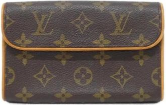 Louis Vuitton Pre-owned Belt Bags, female, Brown, Size: ONE SIZE Pre-owned Canvas Belt Bag