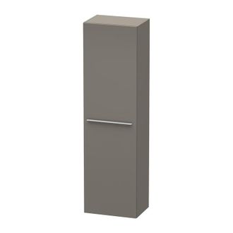 Duravit Duravit X-grandes Armarios Altos 1137, 1 Puerta De Madera, Con Bisagras A La Derecha, 500mm, Color (frente/cuerpo): Flanela Gris Seda Lacado Mate - Xl