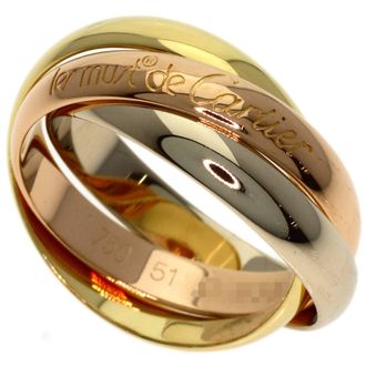 Cartier Yellow Gold (18K) Pink Gold (18K) White Gold (18K) Band Ring (Pre-Owned)