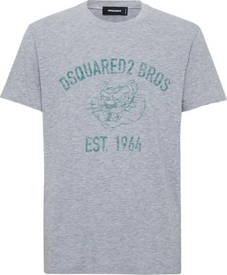 Dsquared2 Grey D2 logo-print T-shirt