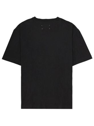 Maison Margiela Printed Cotton T-Shirt - Black