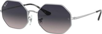 Ray-Ban RB1972 Polarized 914978 Mens Sunglasses Silver Size 54