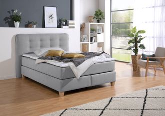 HOME AFFAIRE Boxspringbett inklusive Komfortschaum-Topper