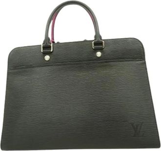 Louis Vuitton Pre-owned Vintage Handtas - Dames - Pre-owned - Zwart - Maat: ONE Size Leer