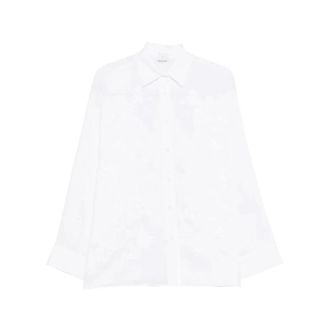 Eleventy Shirts, female, White, Size: XS Floral Shirt