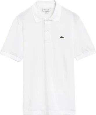 Lacoste Katoenen Polo Shirt - Heren - Polos - Wit - 3XL - Katoen - Tops