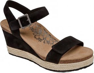 Aetrex Womens Sydney Sandal In Black