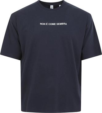 Aspesi Cotton Jersey T-shirt - Heren - T-shirts - Blauw - XL - Katoen - Tops
