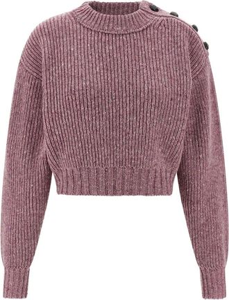 Chlo&eacute; Pink Donegal wool sweater