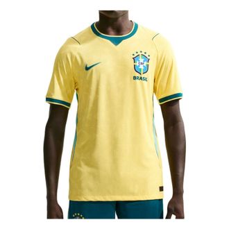 Nike Brazil 2026 Match Home Aero-FIT Authentic Jersey Canary Light Menta Geode Teal IB5143-724