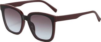 Generic Womens Vacation Sunglasses Outdoor Mens Sports Commuter Sun Glasses(Red)