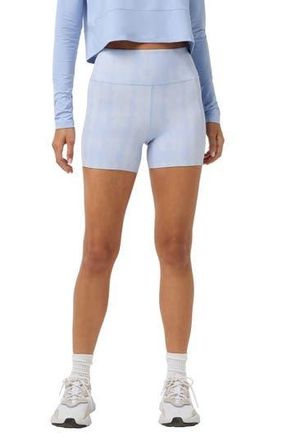 Travis Mathew Moveknit Bike Shorts in Brunnera Blue Multi at Nordstrom Rack, Size Small