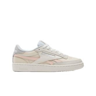 Reebok Womens Club C Revenge Sneakers, Moon/Astro Lime/Weathered White, 10.5