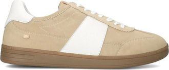 Fred De La Bretoniere Schoenen, Dames, Beige, 40 EU, Su&egrave;de, Beige Su&egrave;de Sneakers voor de Zomer
