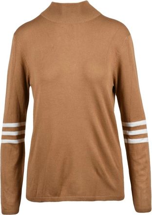 Emme Di Marella Emme DI Marella - Lupetto Turtleneck - Dames - Truien - Bruin - Maat: XL Viscose