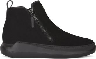 Giuseppe Zanotti Stivaletto in camoscio - Heren - Enkellaarsjes - Zwart - 40 EU - Su&egrave;de - Schoenen