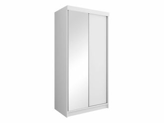 Mirjan24 Mobilier1 - Armario Dover 103, Blanco, 200x100x62cm, Puertas De Armario: Correderas, N&uacute;mero De Estantes: 0, Led