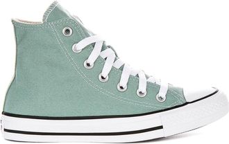 Converse Light Green Textile Hi Top Trainers