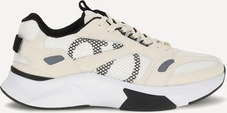 Valentino Garavani Sneakers Demivee in tessuto mesh con riporti in suede Man 40.5