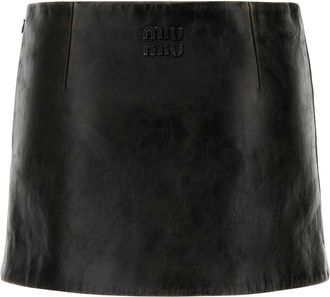 Miu Miu Nero Gonne Skirt