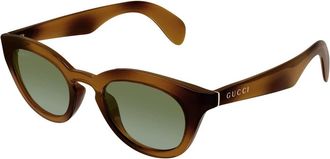 Gucci Gg 1934S Zonnebril - Heren - Zonnebrillen - Bruin - 47 MM - Nylon - Accessoires
