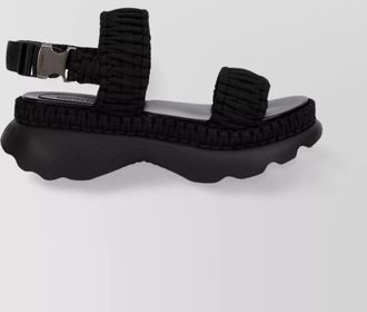 Moncler braided sandals