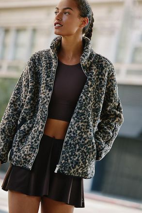 Sweaty Betty Contrast Fleece Jacket
