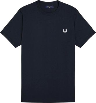 Fred Perry Hombre, Camisetas, Azul, Talla: XL