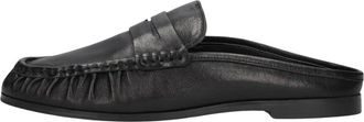 Notre-V Schoenen, Dames, Zwart, 42 EU, Leer, Loafer Mule