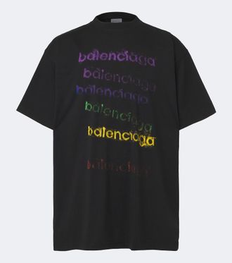 Balenciaga Logo cotton jersey T-shirt