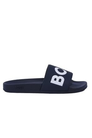 HUGO BOSS BOSS Black Aryeh_slid_rblg Slipper Donkerblauw