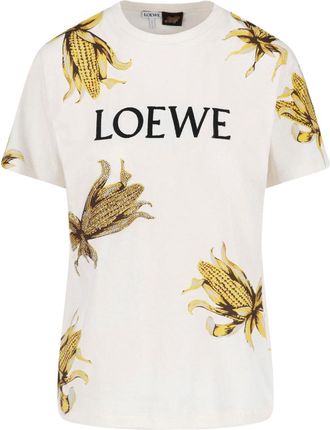 Loewe T-Shirt Stampata Perline