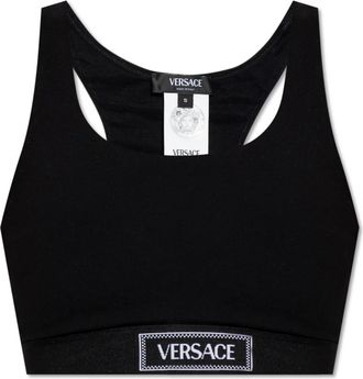 Versace Crop Top - Dames - Sport BHs - Zwart - 2XS - Fitness
