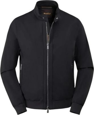 Moorer Alberti-Kn Bomberjack - Heren - Zomerjassen - Blauw - 4XL - Polyester - Jassen