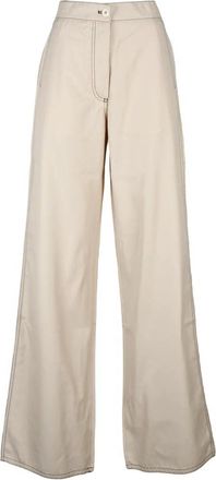 Sunnei Polyester/Cotton Trousers - Beige