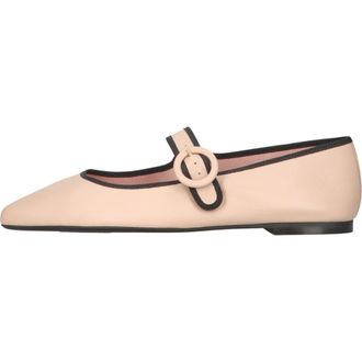 Pretty Ballerinas Square Toe Leather Mary Jane in Beige at Nordstrom, Size 39