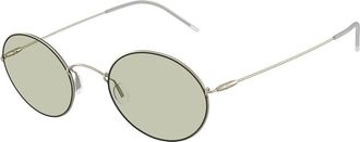Giorgio Armani AR6115T Asian Fit 3002/2 Mens Sunglasses Gold Size 48