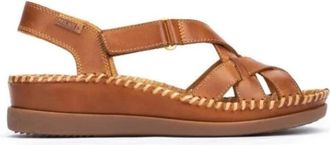 Pikolinos Lichtgewicht Cadaques Sandaal - Dames - Sandalen - Bruin - 35 EU - Leer - Schoenen